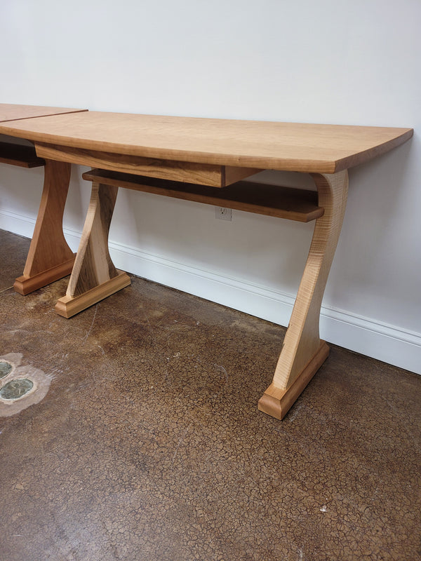 Small Table Desk  Hardwood Artisans Handcrafted Office Furniture