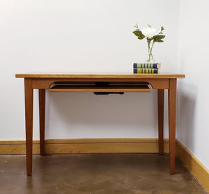 Small Table Desk by Hardwood Artisans in Culpeper, VA is the perfect computer desk for college, high school or any student