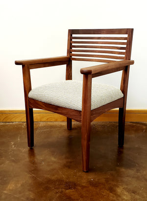 Beehive Chair (side or arm chair) demonstrates Quality Comfortable Solid Hardwood Furniture handcrafted at Hardwood Artisans