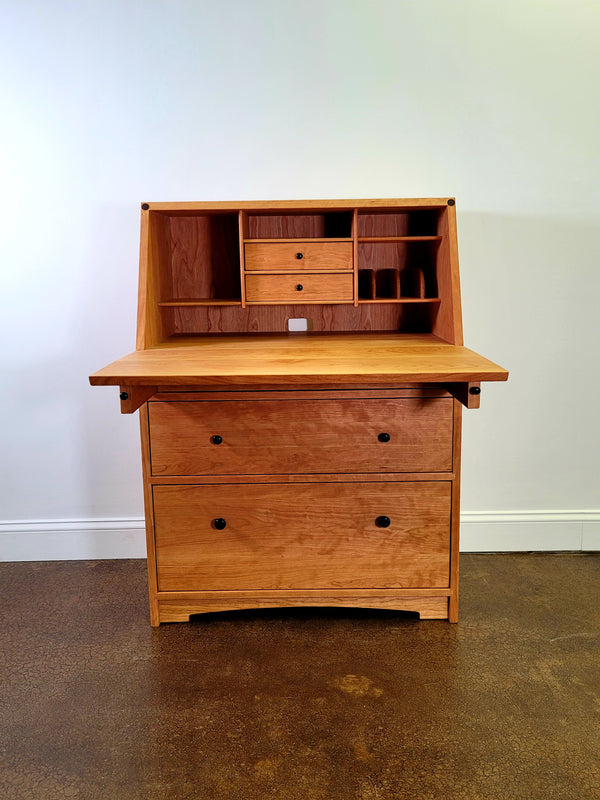 Artisan Secretary Hardwood Artisans Handcrafted Office Furniture