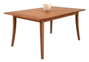 Simply Beautiful Table shown in Natural Cherry custom dining furniture Made in America by Hardwood Artisans for Hamilton VA