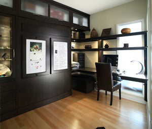 Office Built-Ins by Hardwood Artisans feature customized built-in wood cabinet/s & bookcase/s near Dinwiddie County VA