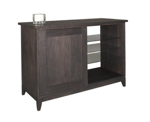 InTransit TV Console w/ impeccable joinery, designed for small spaces and available in assorted hardwood living furniture
