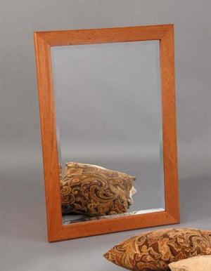 Chamfer Mirror in Mahogany is the perfect wall accent w/ any decor, interior furniture Made to Order near Purcellville, VA