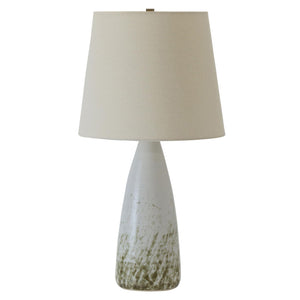 Scatchard Lamp Decorated White Gloss unique designer ceramic lamp made in USA and sold at Hardwood Artisans in Bethesda, Maryland