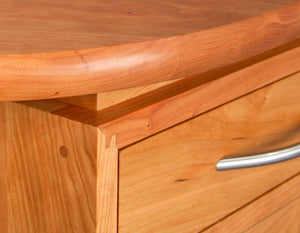 Linnaea Desk office furniture in cherry, mahogany, walnut, birch, maple, curly maple, red or quarter sawn white oak hardwoods