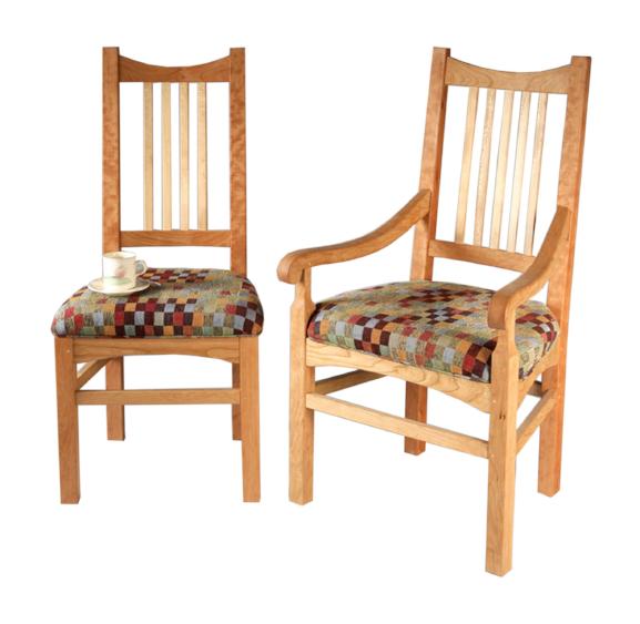 Hawthorne Furniture Highland Ladder Back Side Chair w/Cushion Seat in  Rustic Sand Wash