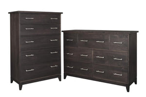 Custom Made InTransit 7-Drawer Chest designed for small spaces in assorted hardwood bedroom furniture in Washington DC