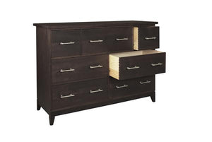InTransit 7-Drawer Chest, Made in Virginia, for small spaces, bespoke bedroom suite by Hardwood Artisans near Richmond