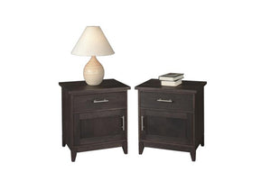 InTransit Nightstand bedroom furniture designed for small spaces handmade in assorted solid hardwoods for DC MD VA Metro Area