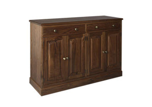 Shaker Bradlee Sideboard, or buffet, is traditionally used for serving food in the dining room, storing or displaying dishes