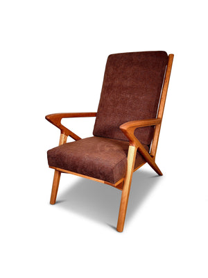 Holloway Chair in cherry made by Hardwood Artisans in Charlottesville, VA