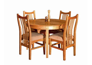 Oval 4-Leg Dining Table in cherry, mahogany, walnut, birch, maple, curly maple, red or 1/4-sawn white oak hardwood in Bristow