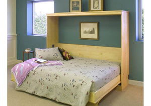 Side Panel Wall Bed is a space-saving extra pull-out bed for spare rooms which quality is handcrafted by Hardwood Artisans