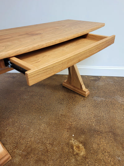 Small Table Desk  Hardwood Artisans Handcrafted Office Furniture