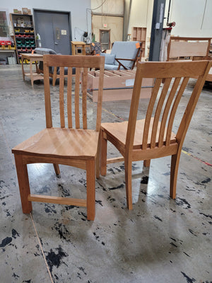 Middleburg Side Dining Chairs with Footrest in Cherry - Sale Item