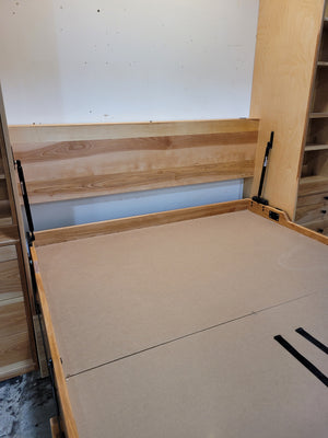 Desk Wall Bed in Birch - Sale Item