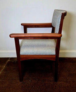 Beehive Arm Chair in Walnut (Upholstered Back) - Sale Item