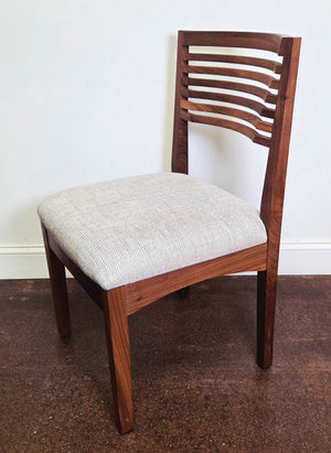 Beehive Side Chair in Walnut (Charcoal) - Sale Item
