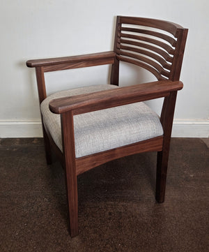 Beehive Arm Chair in Walnut (Charcoal) - Sale Item