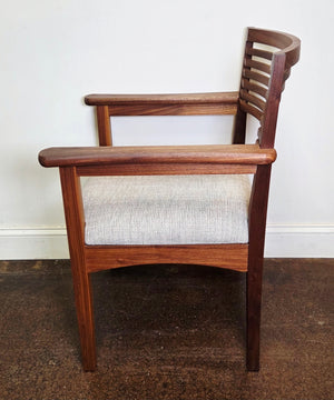 Beehive Arm Chair in Walnut (Charcoal) - Sale Item