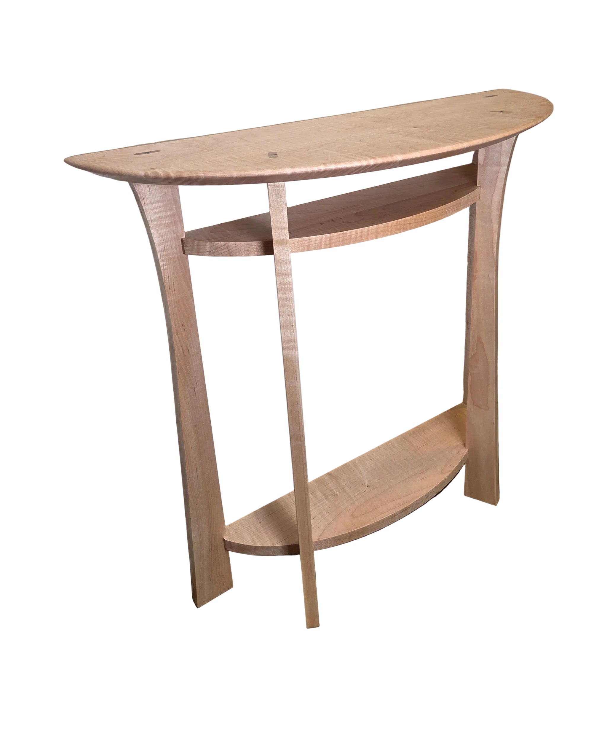 Waterfall Demilune in Curly Maple - Sale Item