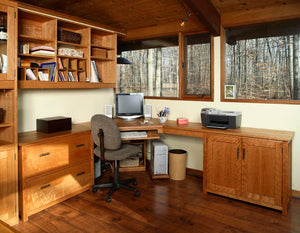 Office Built-Ins by Hardwood Artisans feature elegant organizational and display solutions and designs near Alexandria VA
