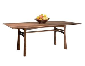 Large Waterfall Table a hardwood Kitchen & Dining Furniture set w/ lumber from sustainable North American foresting companies