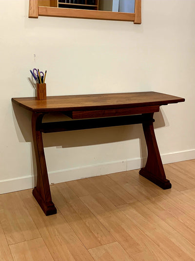 Small Table Desk  Hardwood Artisans Handcrafted Office Furniture