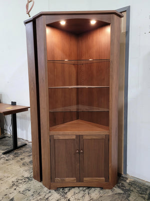 Custom 5-Sided Corner Cabinet - Sale Item