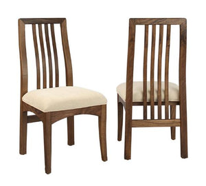 Century Chair in Walnut handcrafted dining furniture w/ your choice of upholstered, wood, or leather style seats near Fairfax