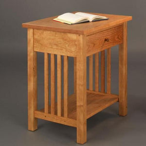 Crofters Nightstand Bedside Table is a classic style bedroom furniture item by Hardwood Artisans near Springfield Virginia