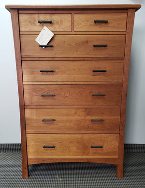 Baton Rouge 7-Drawer Chest is an American Traditional style bedroom furniture custom made for purchase in Northern Virginia