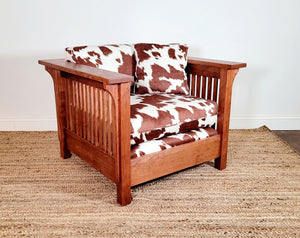 Crofters Loose Seat Chair in Cherry with Mahogany Wash sold in Arlington, VA