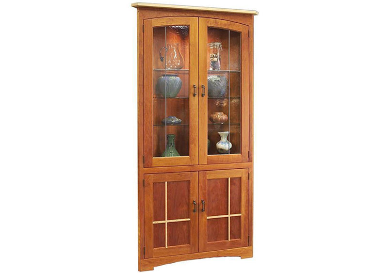 Craftsman Style Corner Cabinet Buylateral Brighton Kitchen Corner