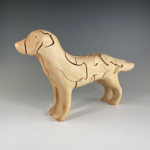 Chapman Puzzle Labrador in Maple made in USA at Hardwood Artisans in Culpeper, Virginia
