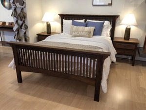 Prairie Bed with Craftsman Nightstands quality made-to-last bedroom furniture made by Hardwood Artisans in the Metro DC area