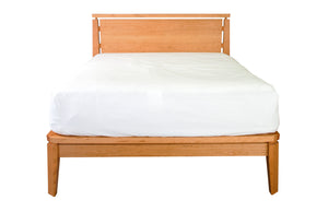 Susan twin full queen king size beds available in assorted hardwoods features quality bedroom furniture by Hardwood Artisans
