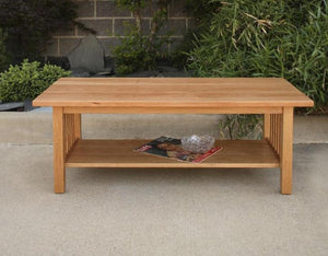 Crofters Coffee Table in Cherry without drawers, heirloom quality Living Room Furniture handcrafted in Virginia near Herndon