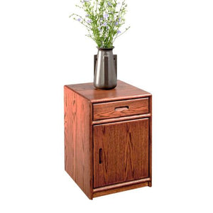 Contemporary Nightstand available in red oak, birch, maple, cherry, mahogany, curly maple, or 1/4 sawn white oak hardwood, VA