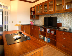Office Built-Ins by Hardwood Artisans features built-in coffee stations, cabinets/shelves for limited spaces near Herndon, VA