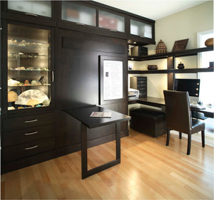 Office Built-Ins by Hardwood Artisans feature modern, efficient, storage cabinets, book shelves or cases near Shirlington VA