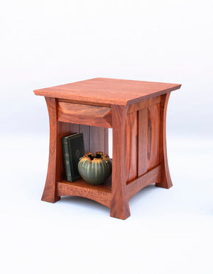 Mackintosh End Table in Mahogany custom-crafted, solid hardwood, Amish joinery, hand-finished furniture near Spotsylvania, VA