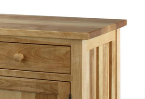 Craftsman Cabinet closeup detail of sustainable solid hardwood handcrafted furniture by bespoke maker Hardwood Artisans in VA