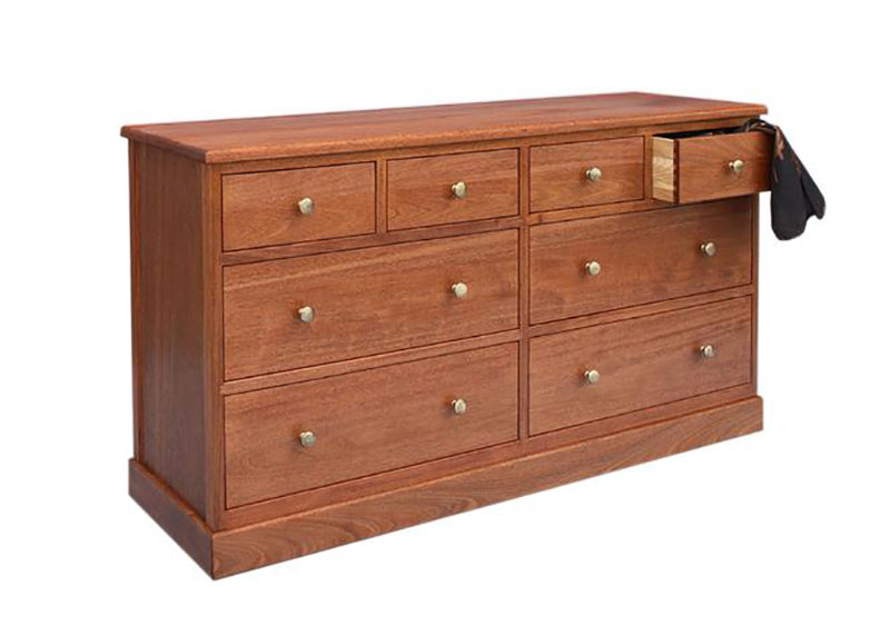Shaker Dressers | Hardwood Artisans Handcrafted Bedroom Furniture 1/4-Sawn White Oak with English Oak Stain / No Mirror Shaker Dressers | Hardwood Artisans Handcrafted Bedroom Furniture 1/4-Sawn White Oak with English Oak Stain / No Mirror
