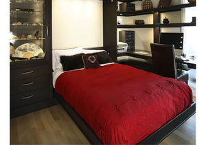 Panel Wall Bed bedroom home furniture in Twin, Full or Queen sizes, custom made in Virginia, near Washington DC and Maryland
