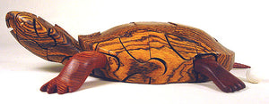 Chapman Puzzle Turtle in Bocote made in USA at Hardwood Artisans in Bethesda, Maryland