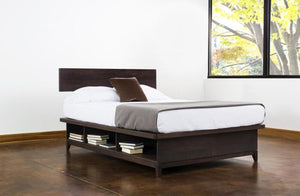 Intransit Bedroom Collection for small spaces - offers under-bed drawers made by Hardwood Artisans throughout VA, MD, DC area
